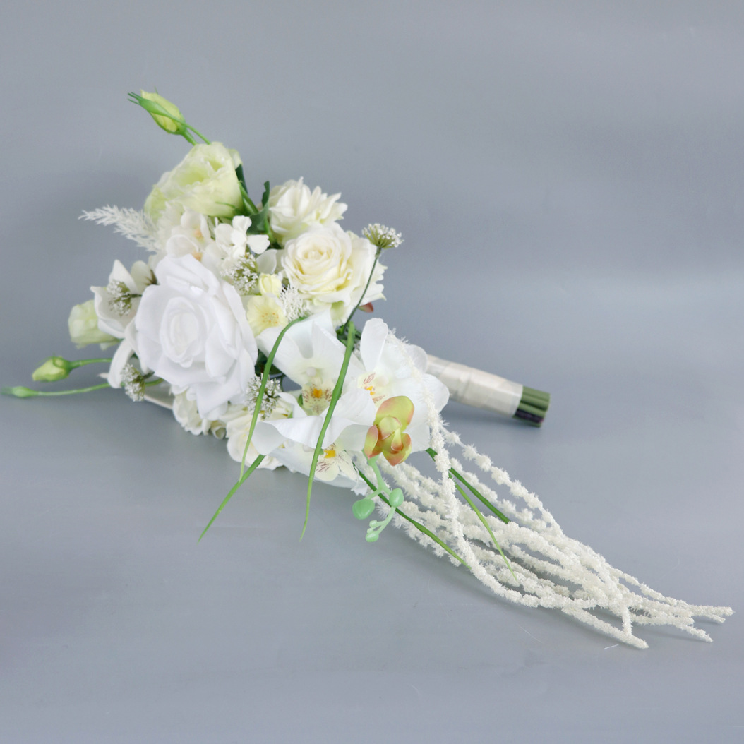 2025 Wedding Bouquets White Wedding Flowers 28*55cm Wedding Accessories