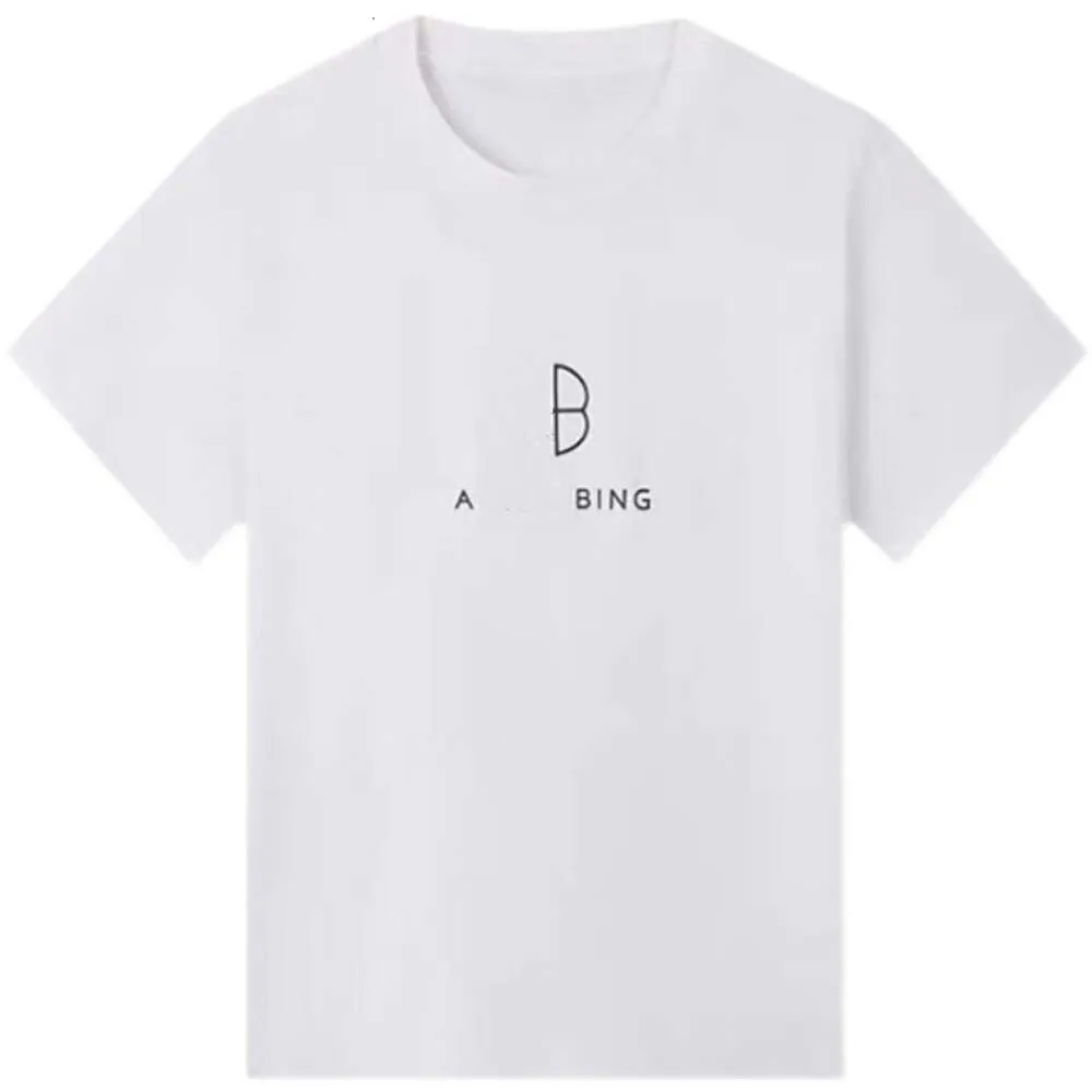 Women's Bing Sweatshirt New Designer T shirt Pullover Letter Print Cotton Loose Round Neck Beach Bing Tees Women Anna Bing Sweatshirt Casual Versatile Short 0c8