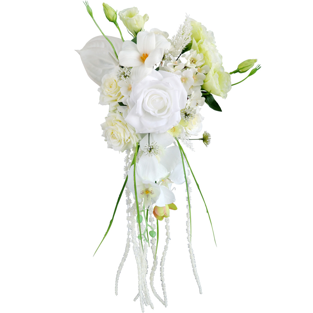 2025 Wedding Bouquets White Wedding Flowers 28*55cm Wedding Accessories