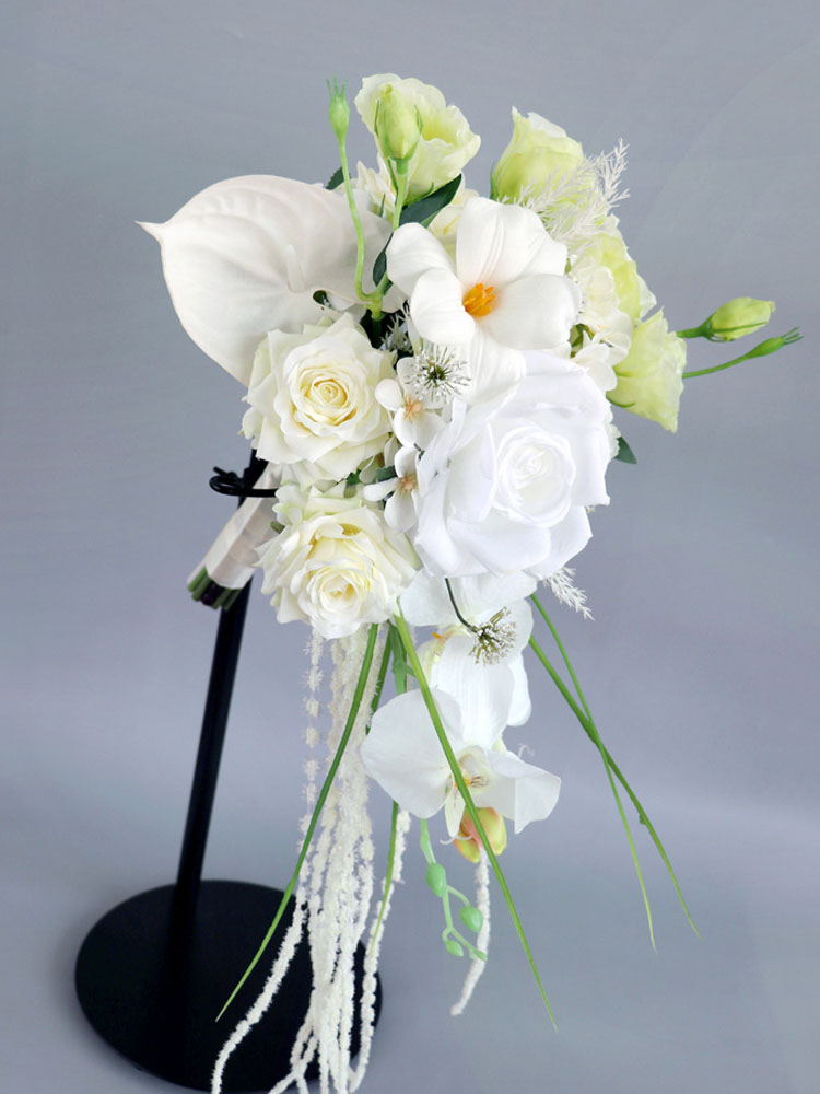 2025 Wedding Bouquets White Wedding Flowers 28*55cm Wedding Accessories