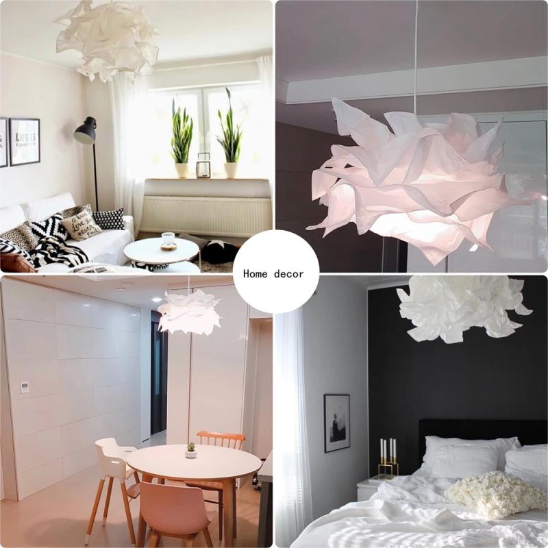 Lamp Shade Light Lampshade Cloud Paper Cover Hanging Chandelier Ceiling Pendant Puzzle Floor White Floating Shape Shades Wall D2.0