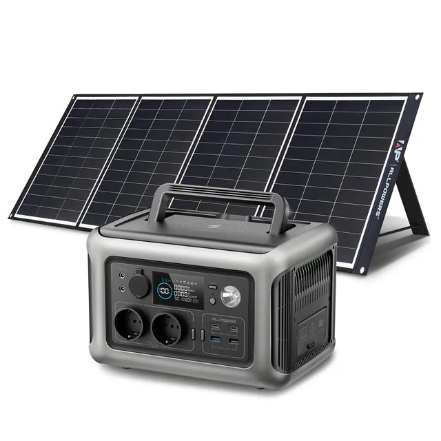 ALLPOWERS R600 Portable Powerstation with Solarpanel