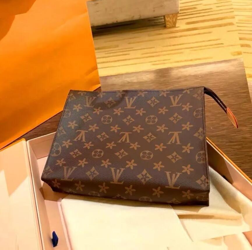 Cosmetic Bags Cases designer Women Makeup Bag Hanging Bathroom Wash Bag Multifunctional Women Travel Toiletry Bag Luxury Brand 26CM