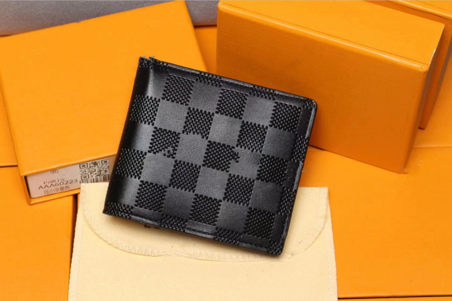 High Quality Designer Leather Purse Wallets Fashion Designer Wallets Retro Hand…