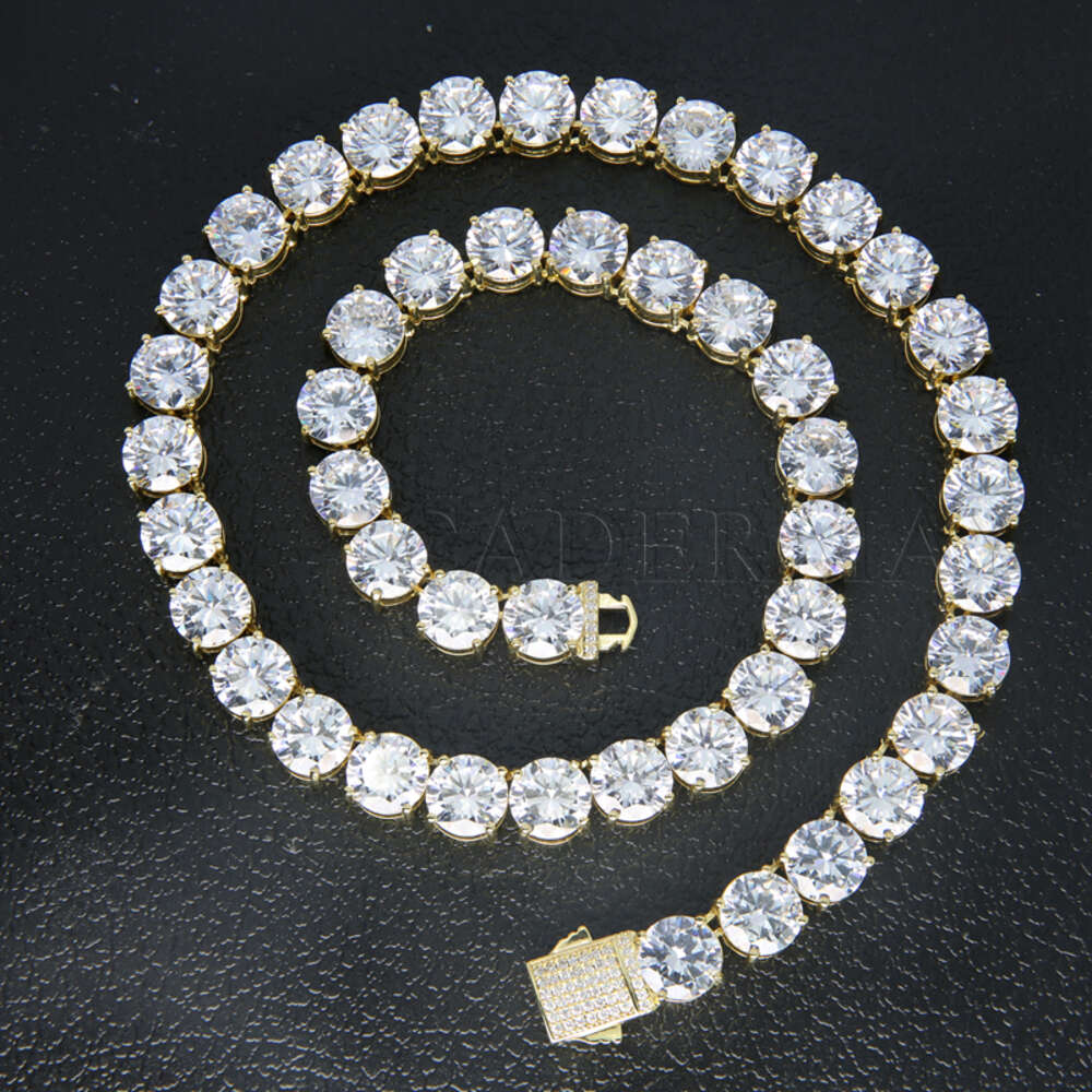 Necklace Wholesale Price In Stock Chain Iced Out Sier 2Mm-10Mm Micro Clustered D VVS Moissanite Tennis Bracelet