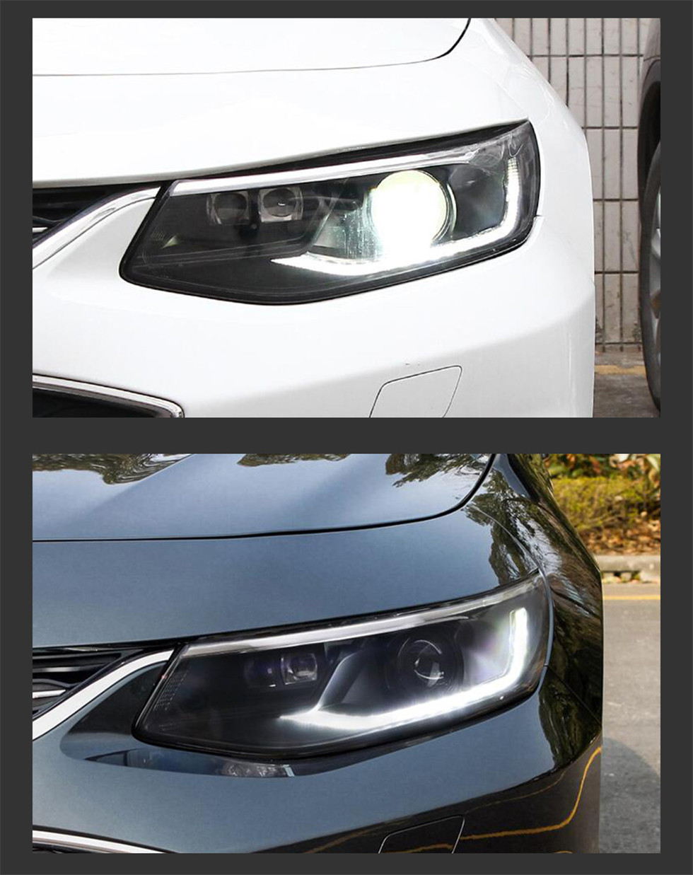 Car Styling for Malibu XL LED Headlight 20 16-20 18 Head Lights Assembly Dynamic Turn Signal Lens Accessory