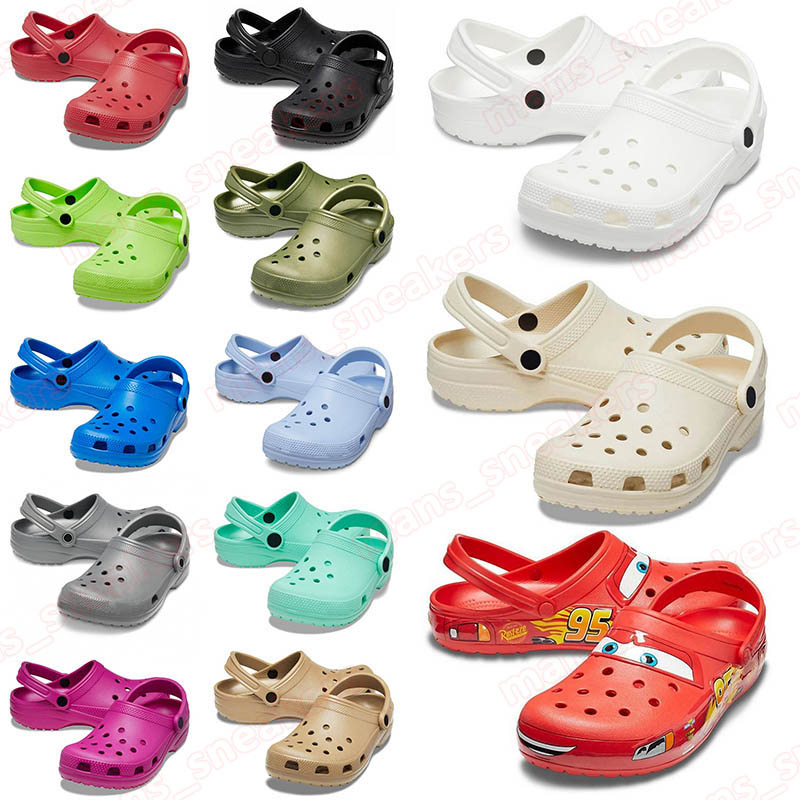designer kids croc mens women sandals slides buckle salehe bembury charms slide platform flat crocc croos white pink car crocks dhgate rubber loafers shoes