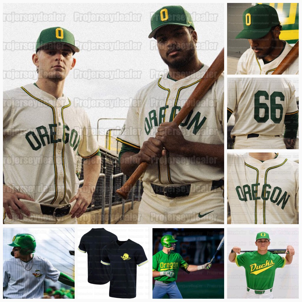 Oregon Ducks 1954 Throwback Baseball jerseys Grayson Grinsell Jack Brooks Carter Garate Toby Twist Maddox Molony Michael Freund Ryan Cooney Bennett Thompson