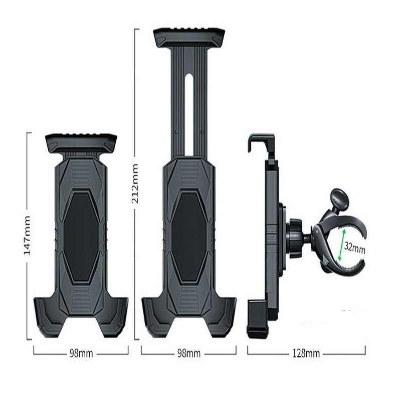 Bicycle Phone Mount Motorcycle Bike Phone Holder MTB Handlebar Safe Anti-Slip Cycling Bracket