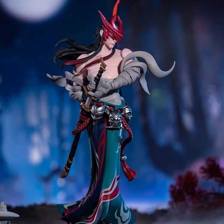 Diavolo Sigillato Spada Anima Yong En Scultura A Mano Decorazione Da Tavolo Dec…