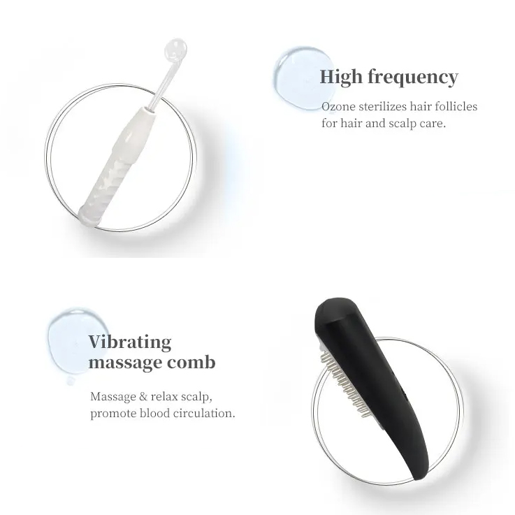 2024 Scalp Health Care Machine 7 in 1 Meridan Brush Scalp Massage Detox Hair Growth Accelerate 50X Follicle Detection Scalp Health Anti-inflammation