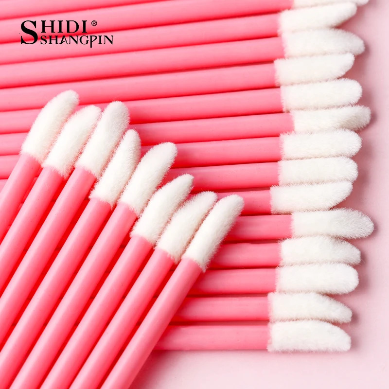 500/1000pcs Disposable Make Up Lip Brush Lipstick Gloss Wands Applicator Makeups Lip Brushes Extension Cosmetic Beauty Tools 240220