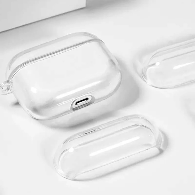 For Airpods pro 2 Earphones Accessories airpods 2 3 Gen Wireless Bluetooth Earphones Cases White PC Hard Shell Headphone Protecter