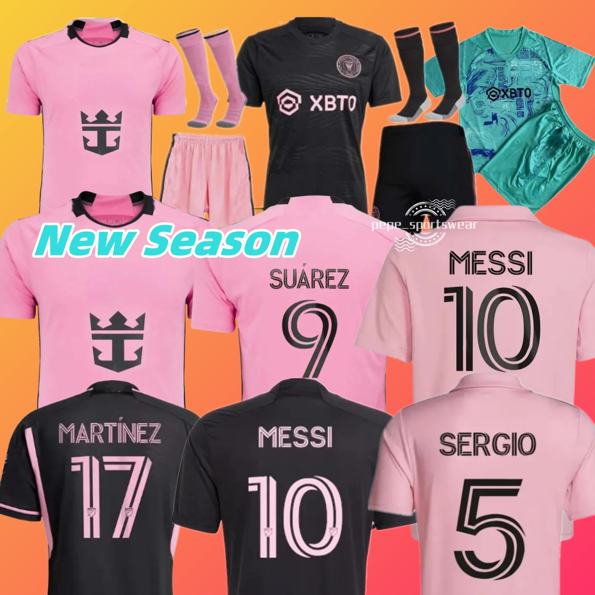 23 24 MEssI Suarez Miami CF Soccer Jerseys Matuidi HIGUAIN CAMPANA YEDLIN TAYLOR 2023 2024 maillot MLS Football Shirt Fans Player shirt INTER MiamI Kits