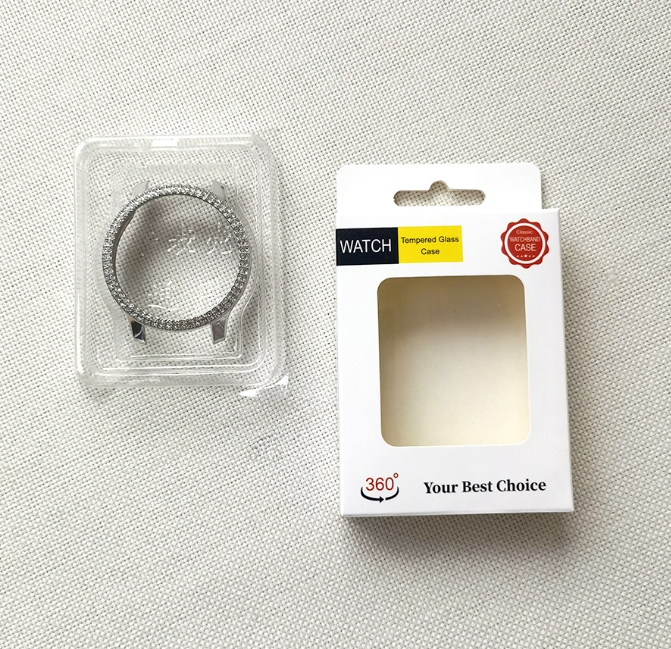 For Apple watch case 45mm 44mm 41mm 38mm 40mm series 3/4/5/6/7/SE watch cover with tempered glass in box