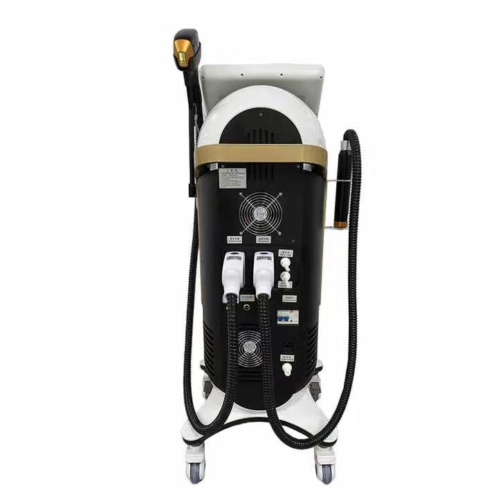 2 In 1 Picolaser Tattoo Removal 1064 nm 755nm 532nm Pico Q Switched Picosecond Laser Vertical Permanent 808 Diode Laser Hair Removal 2024