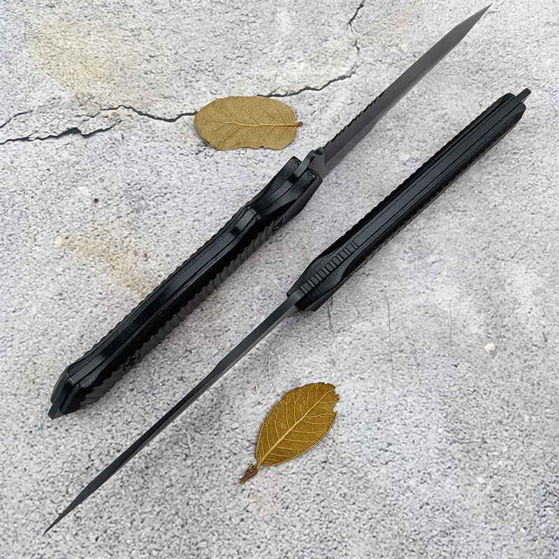 140BK Nimravus Military Fixed Blade Tactical - Serrated/Plain Edge Aluminum Handle Outdoor Hunting Combat Survival Knife 3300 15018 15080 15002
