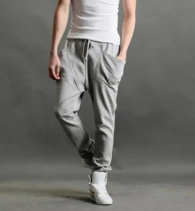 XXL Casual Harem Pants Athletic Hip Hop Dance Sporty Hiphop Men's Sport Sweat Pants Slacks Loose Long Man Trousers Sweatpants Bottoms