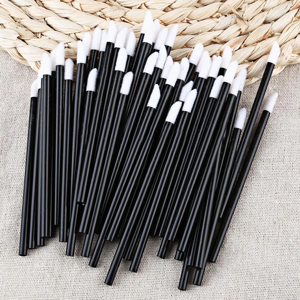 500/1000pcs Disposable Make Up Lip Brush Lipstick Gloss Wands Applicator Makeups Lip Brushes Extension Cosmetic Beauty Tools 240220