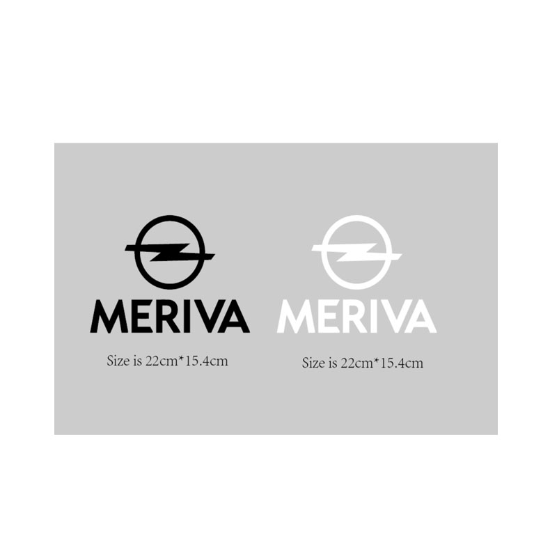 Meriva Sponsor Patch Black And White Iron on Soccer Badge