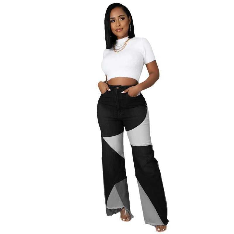 Women's Pants New pants advanced sense straight leg high waist high flares women Q240226