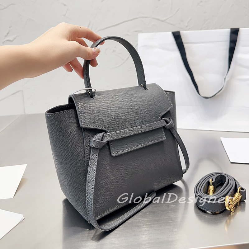 Nano belt shoulder bag luxurys handbag ava fashion lady Designer bags womens pochette real Leather clutch purse crossbody bags top handle bags strap