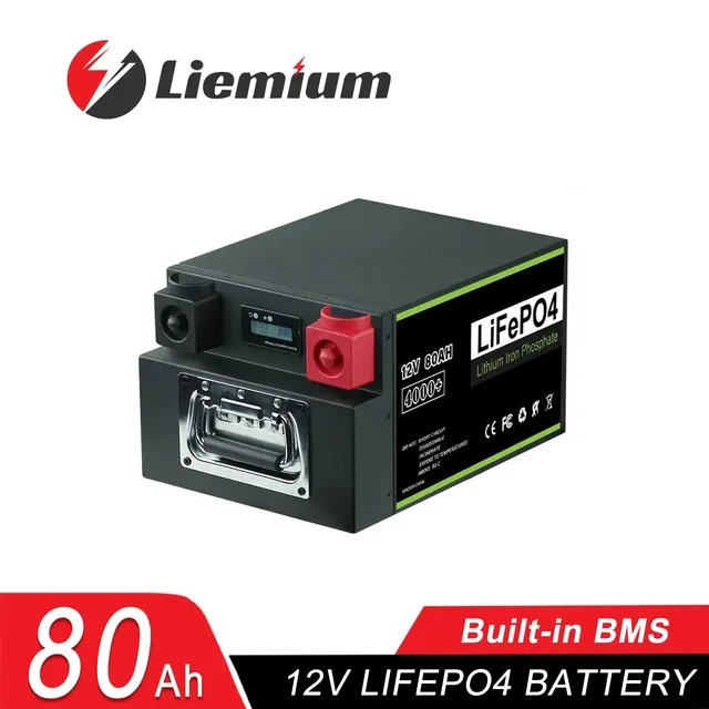 New 12V 24V 48V 100Ah 120Ah 200Ah 300Ah 400Ah LiFePO4 Battery Built-in BMS Rechargeable Battery for Inverter Solar RV