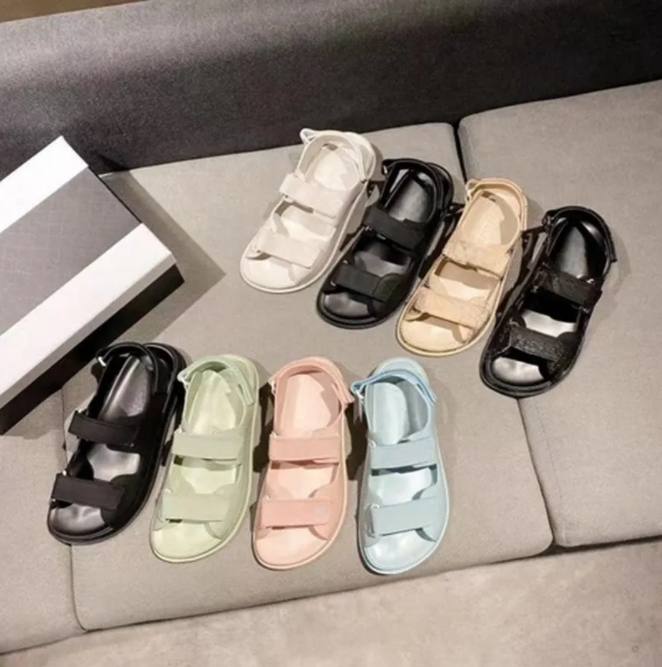 Premium Quality Fashion Designer Sandals Platform Sandals Walker Chunky Slippers Shoes for Women Gift
