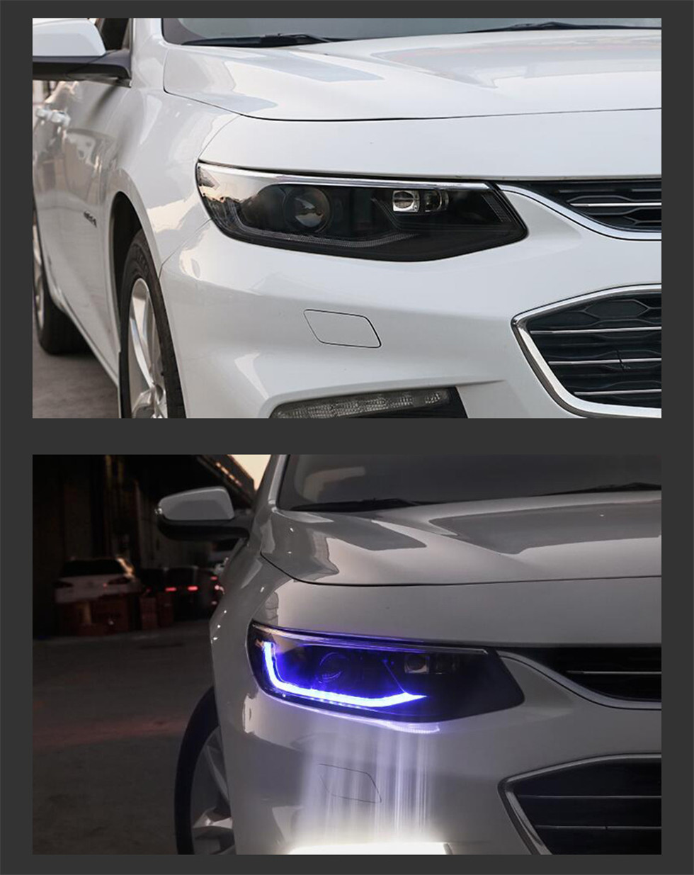 Car Styling for Malibu XL LED Headlight 20 16-20 18 Head Lights Assembly Dynamic Turn Signal Lens Accessory