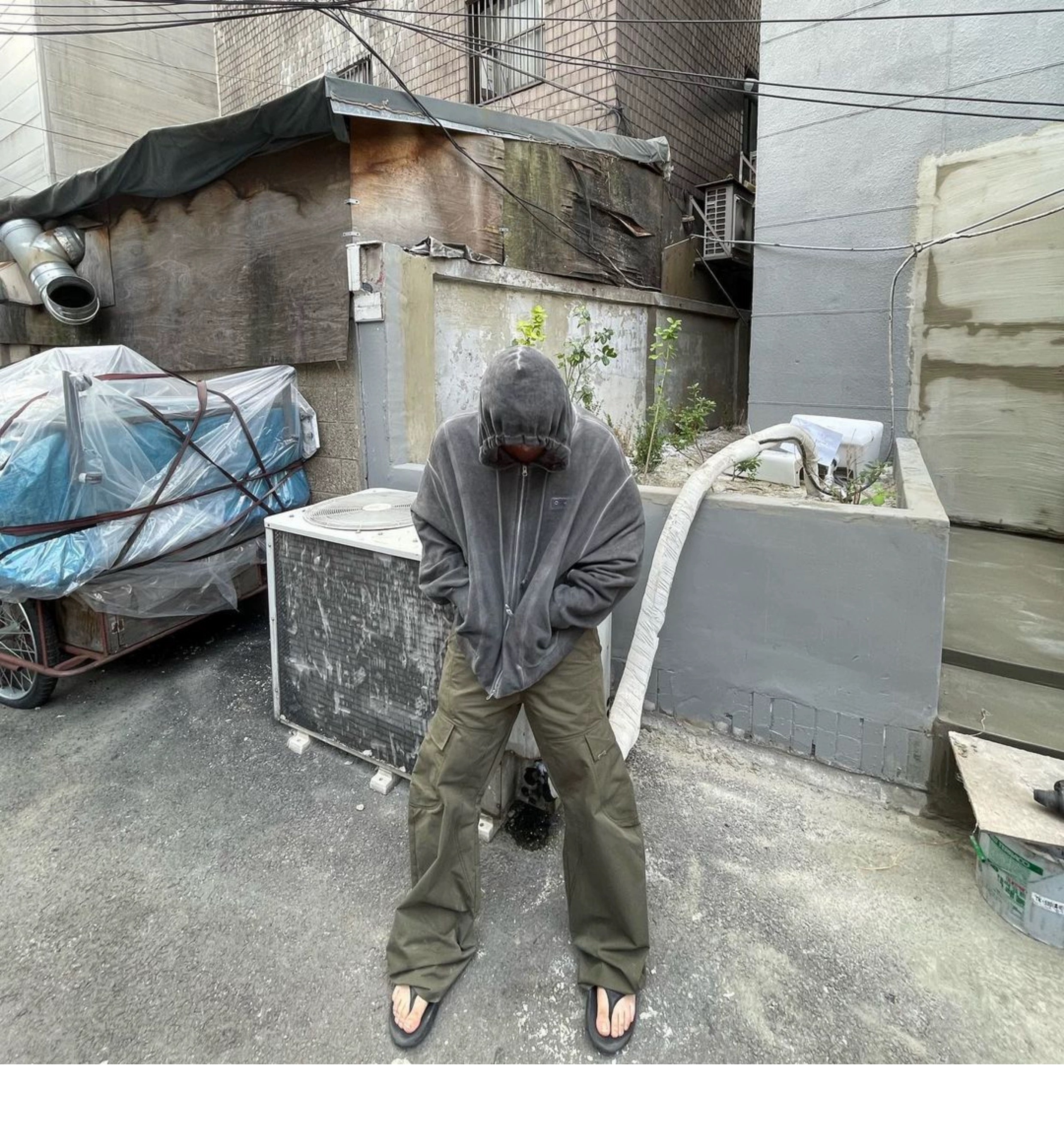Original Grailz Pants Men Vintage Pants Straight Leg Loose Fitting Sanitary Pants Casual Loose Pants