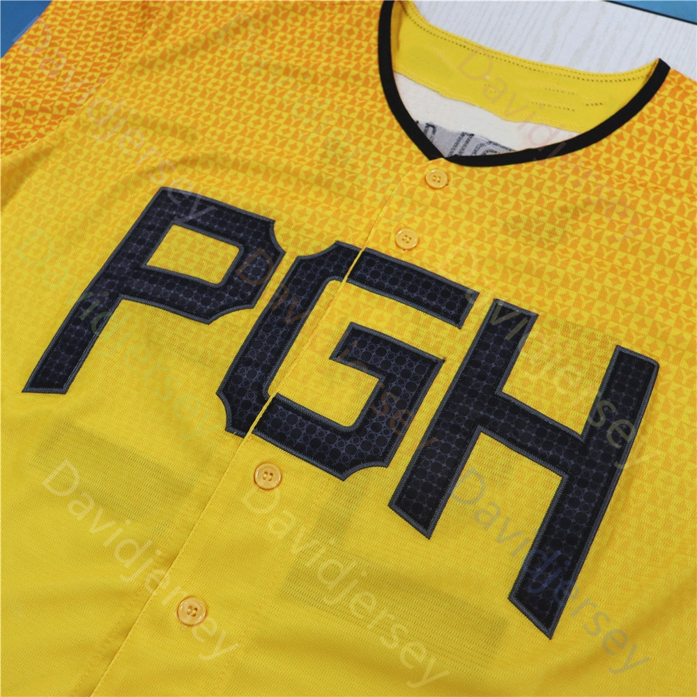 Pittsburghs Pirates Baseball Jersey Paul Skenes Roberto Clemente Konnor Griffin Bubba Chandler Termarr Johnson Oneil Cruz Barry Bonds Bryan Reynolds O