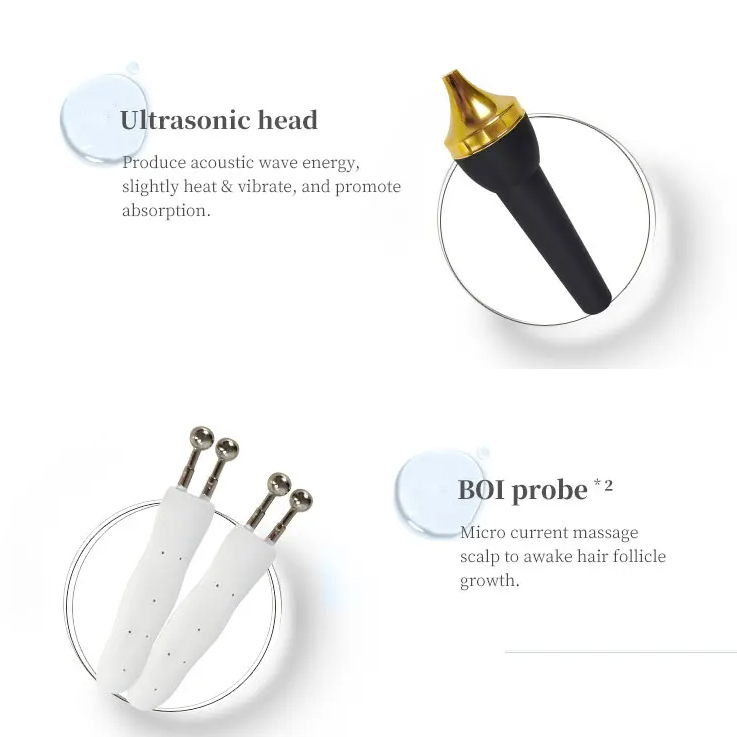 2024 Scalp Health Care Machine 7 in 1 Meridan Brush Scalp Massage Detox Hair Growth Accelerate 50X Follicle Detection Scalp Health Anti-inflammation
