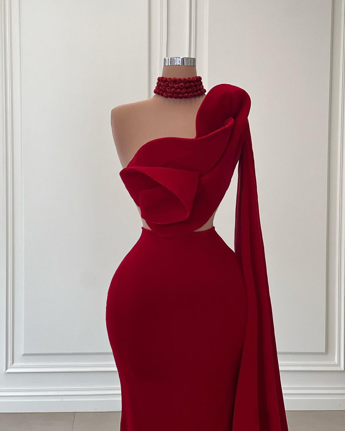 Elegant Evening Dresses Sexy One Shoulder Ruffles Flowers Party Banquet Dance Slim Sleeveless Party Prom Gowns Vestidos De Noche