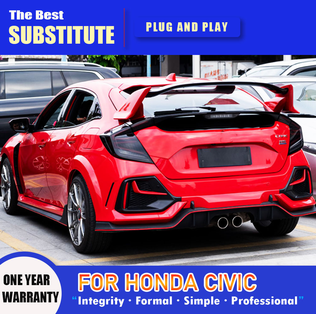 Auto Part Car Styling Taillight Assembly For Honda Civic hatchback LED Tail Light 16-21 Brake Reverse Parking Running Lights Rear Lamp