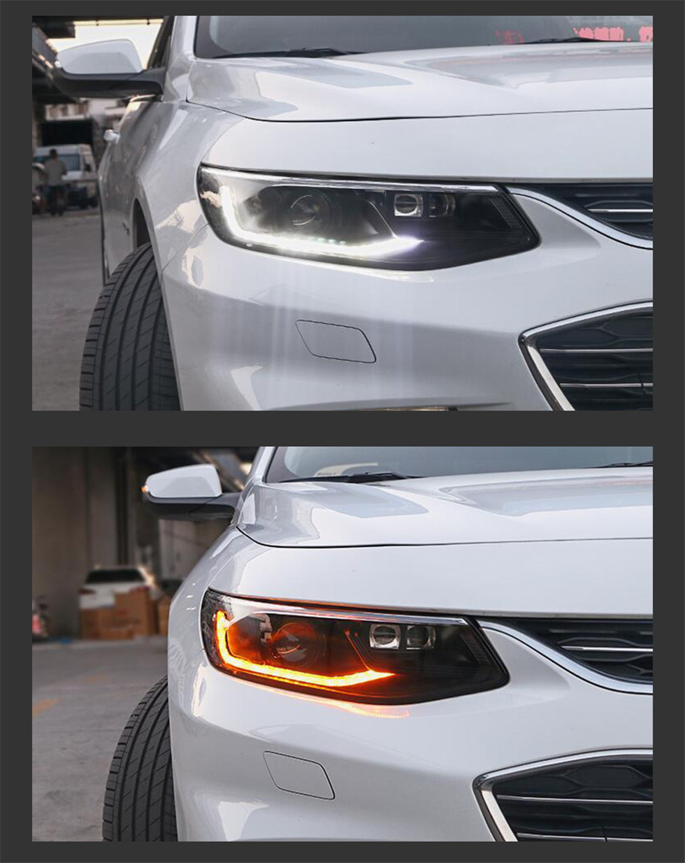 Car Styling for Malibu XL LED Headlight 20 16-20 18 Head Lights Assembly Dynamic Turn Signal Lens Accessory