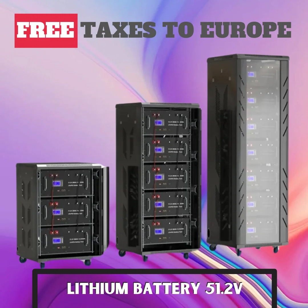 LiFePO4 48V 200Ah 10KW Lithium Battery 51.2V