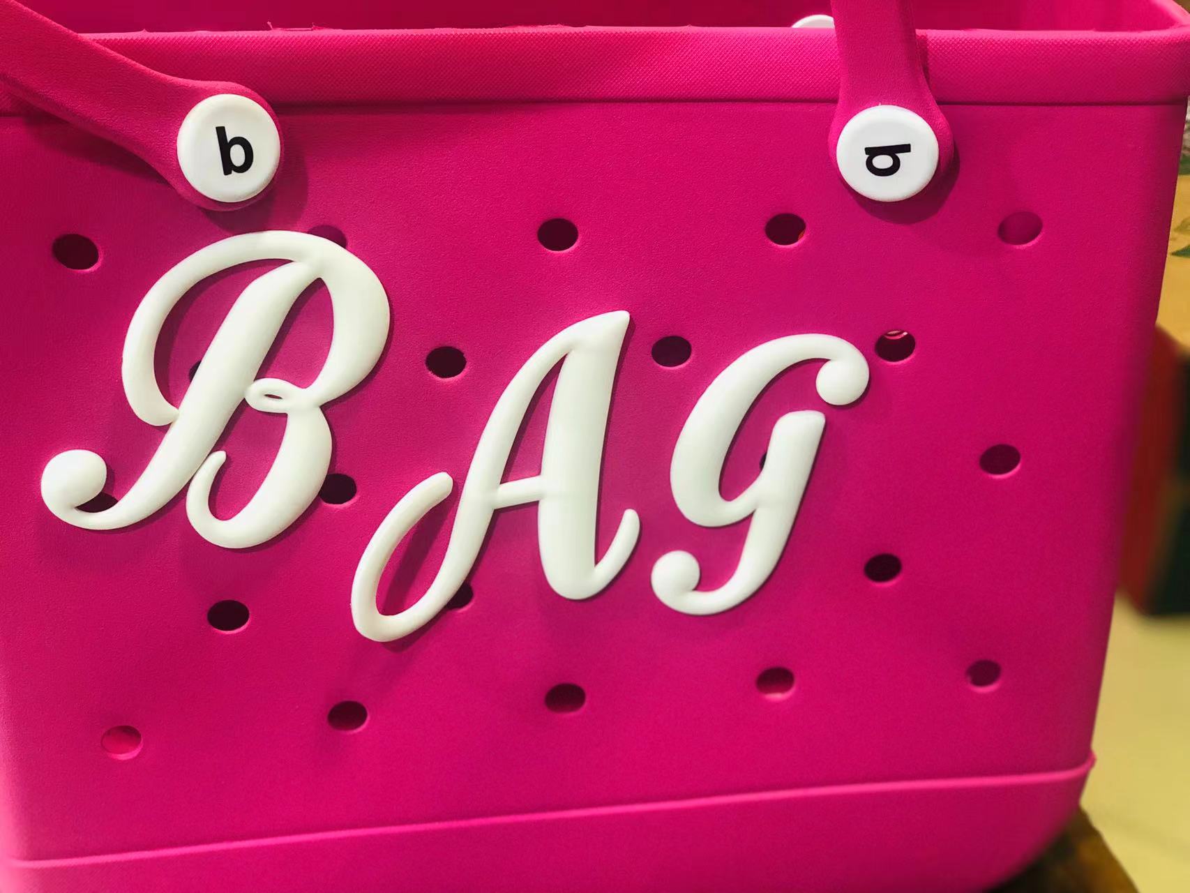 Hot EVA bogg Cave Bag Beach Bag Accessories Women's Summer Decorative