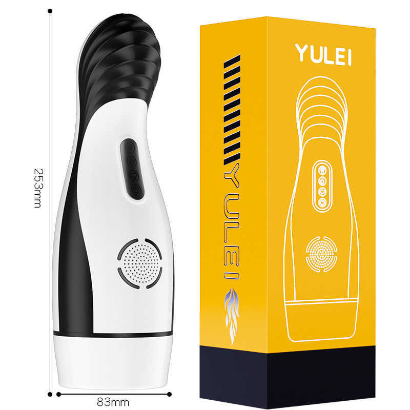 NXY Masturbators Men's Fully Automatic Airplane Cup Sex Products Adult Tools Electric Male Masturbation Appliance