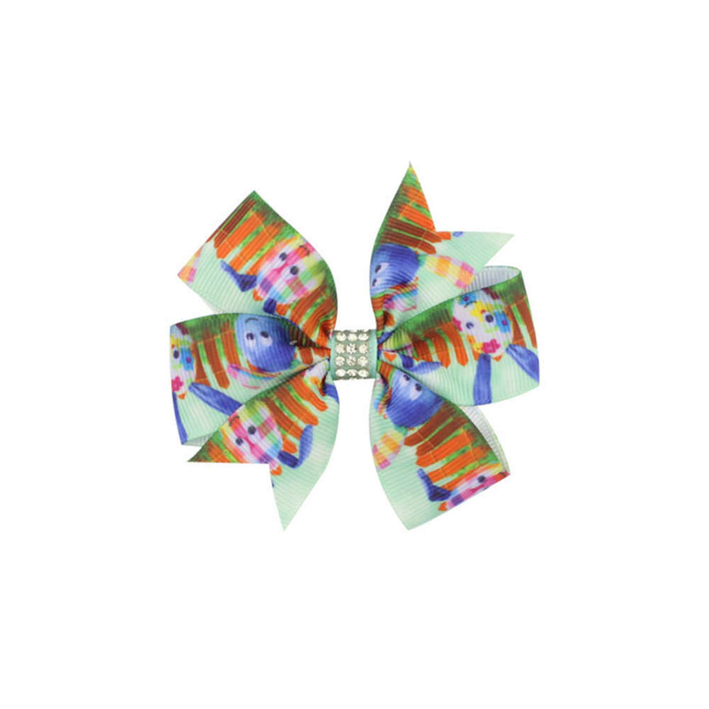 New Kids Hair Accessories Childrens Bow Hair Clip Easter Egg Rabbit Barrettes Bow Accessory