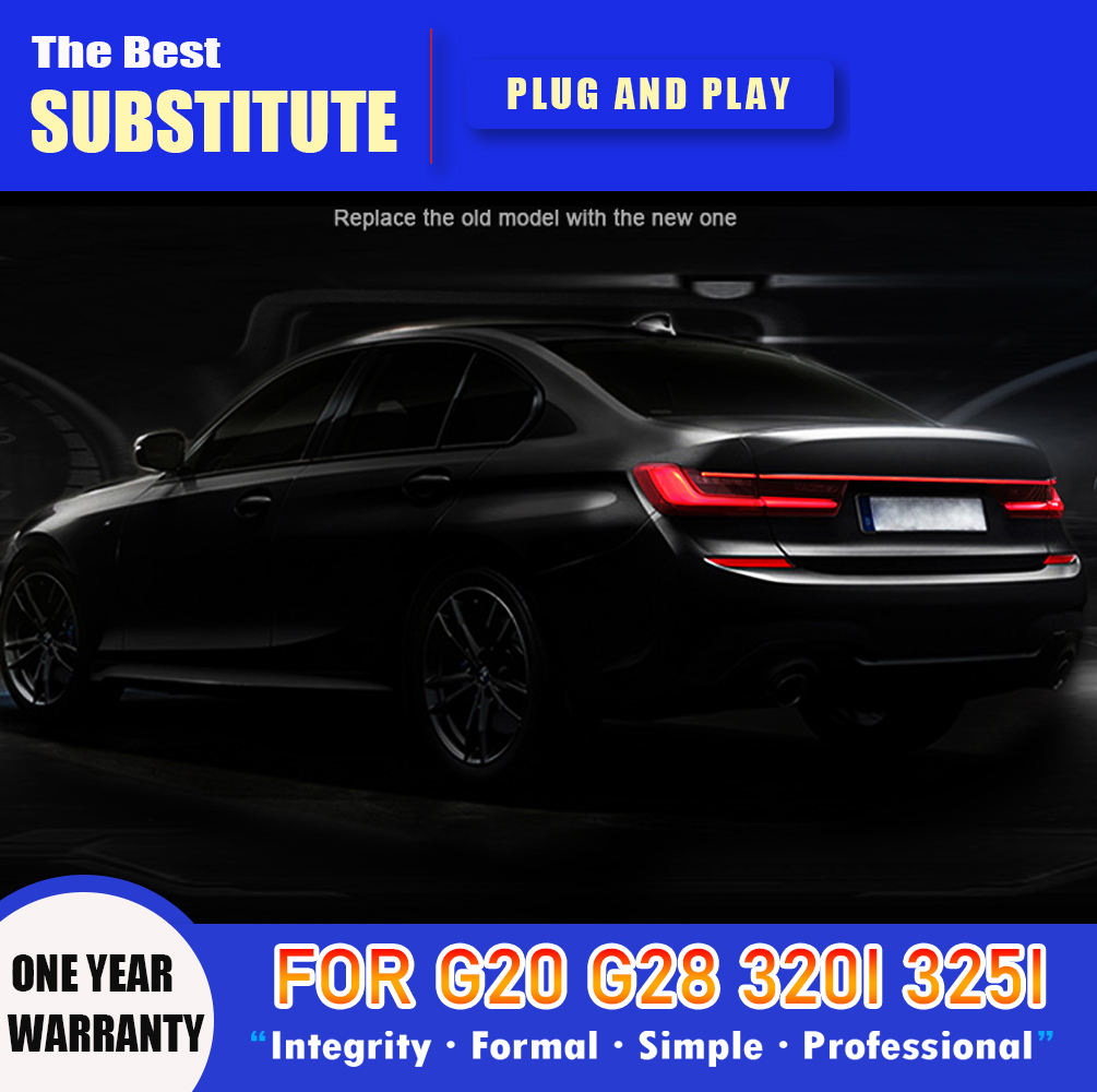 Car Styling Brake Reverse Parking Running Lights For BMW G20 G28 LED Tail Light 19-21 325i 320i Rear Lamp Taillight Assembly Auto Parts