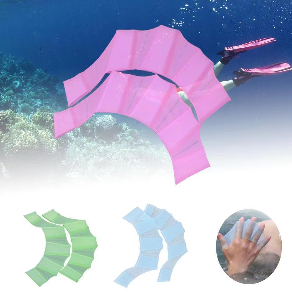 Silicone hand poof youth swimming special adult freestyle paddling palm children hand poof trainer swimming equipment