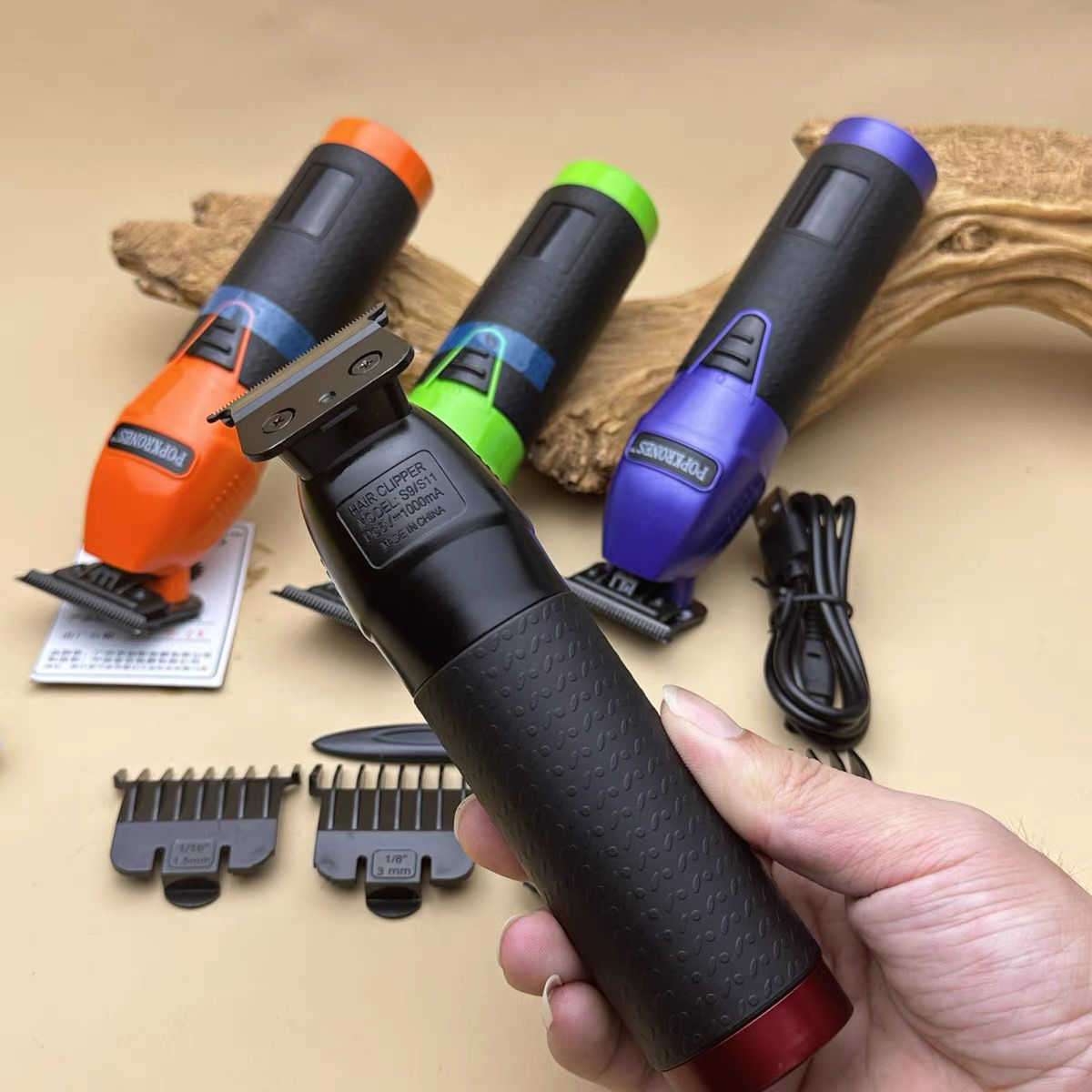 Hair Trimmer hair clipperProfessional men's hair clipperCordless hairdresser0 engraving Beard trimmerBarber shop Highend barber