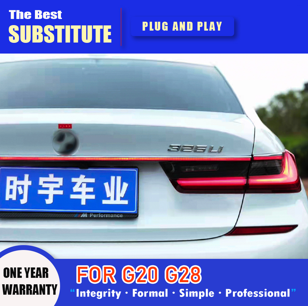 Car Styling Brake Reverse Parking Running Lights For BMW G20 G28 LED Tail Light 19-21 325i 320i Rear Lamp Taillight Assembly Auto Parts