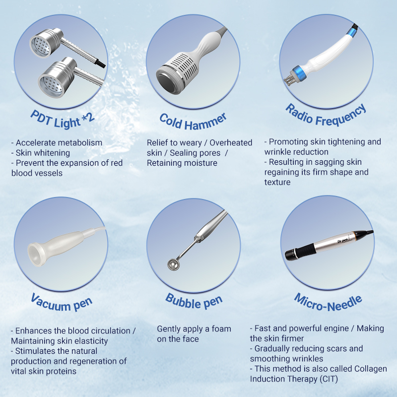 15 in 1 hydrodermabrasion diamond microdermabrasion machine facial skin peeling hydra facial beauty equipment