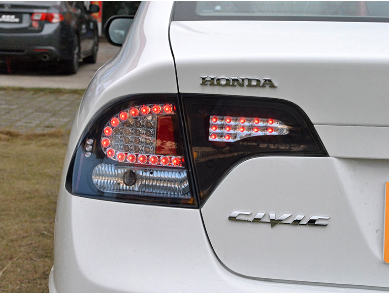 Rear Brake Reverse Fog Tail Light for Honda Civic FD2 LED Taillight 2006-2011 Turn Signal Lamp Car Accessories