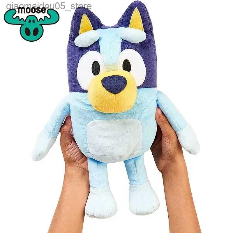 Plush Dolls New A Family Of Bluey Talking Bingo Dog Music Toys Anime Figure Cute Animal Sing Doll Kids Christmas Gifts Q240625
