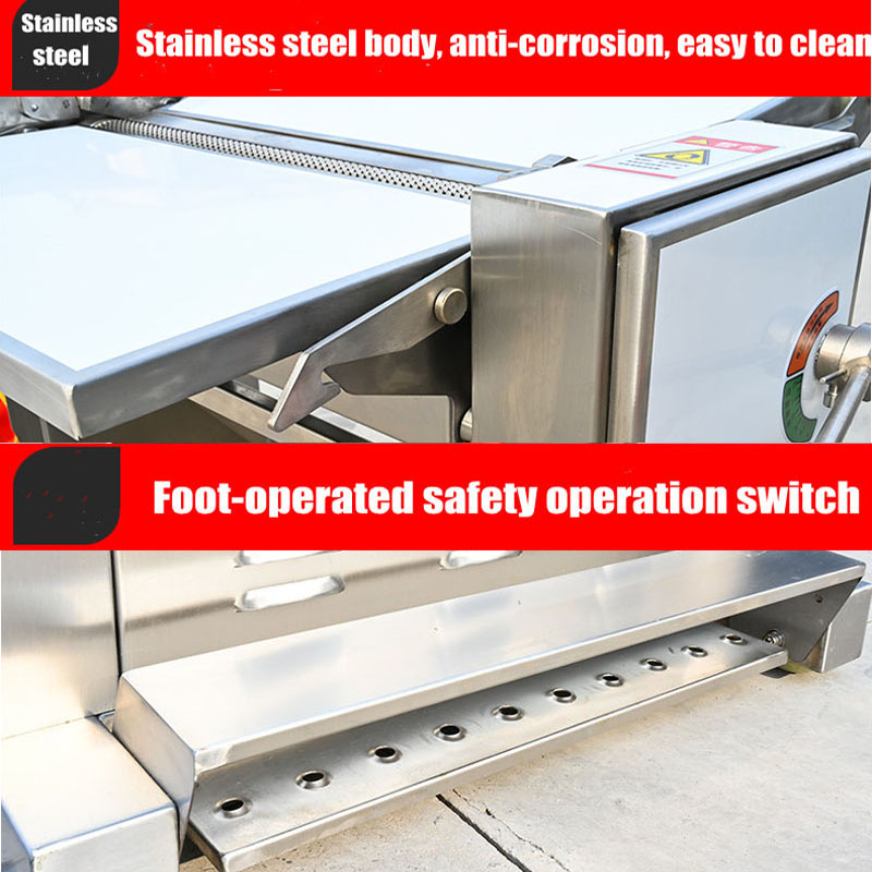 Pig meat peeler separator machine meat peeling machine Pork fatty remove machine Pork skin Peeler