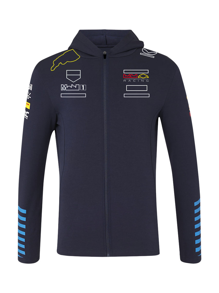 2024 F1 Team Formula 1 Racing Full-length Zip Windbreaker Driver Fans Fashion Jacket Men's Clothing Hoodie Custom free shipping