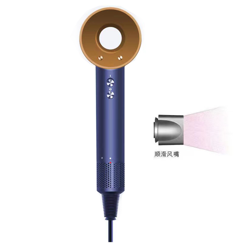 Hair 5 in 1 Professional negative ion leafless care dryer to reduce frizzy Powerful hot and cold air constant temperature salon hair drye