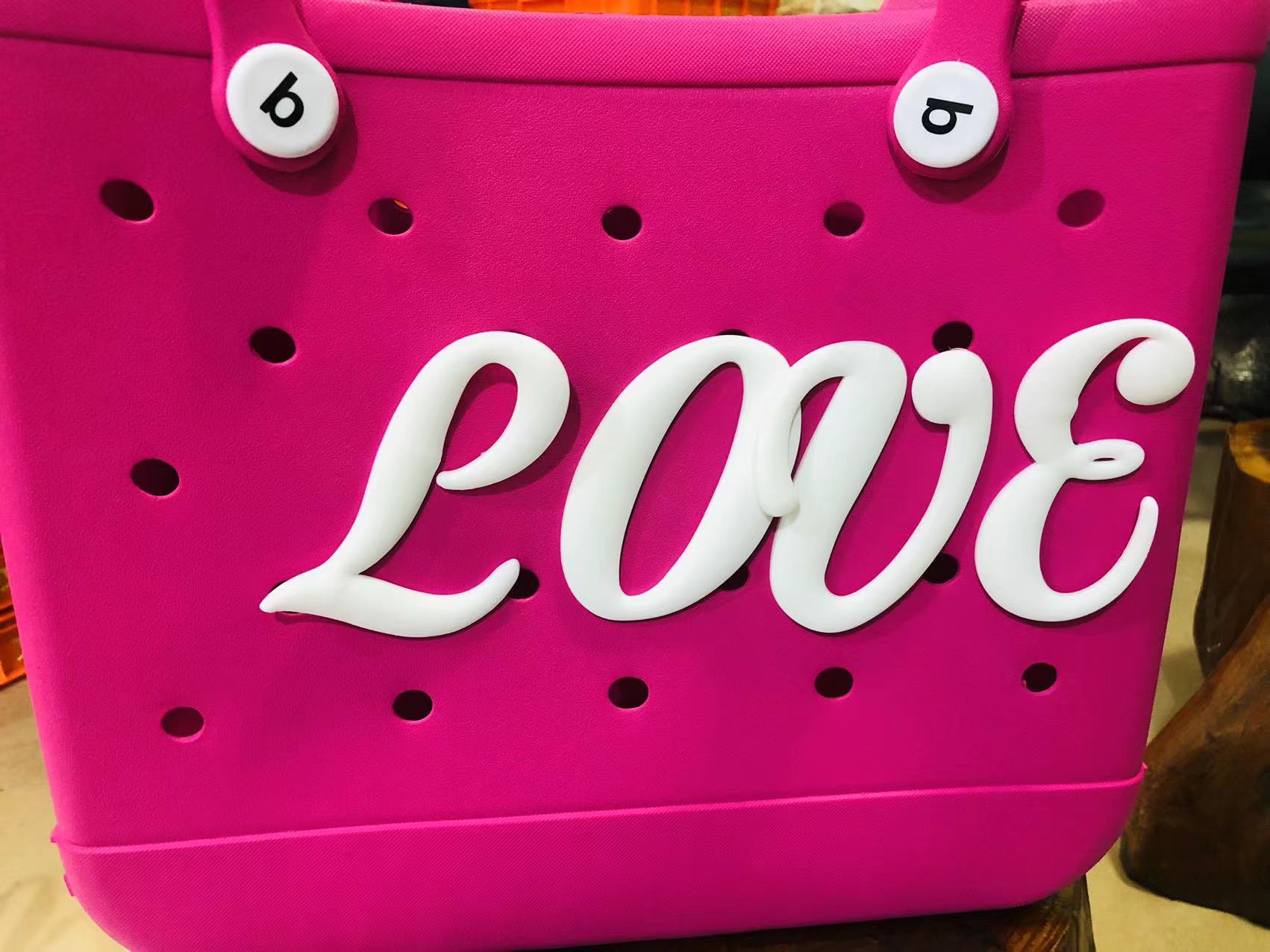 Hot EVA bogg Cave Bag Beach Bag Accessories Women's Summer Decorative